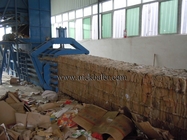 waste paper packaging machine waste Cardboard Paper Press Machine cardboard compactor baler machinery