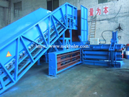 Hydraulic cardboard box baling press scrap paper baler hydraulic horizontal scrap paper press machine