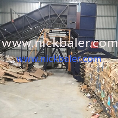 Hydraulic Baler for Cardboard