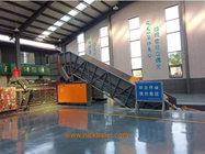 Compression and packaging of waste paper waste books plastic film full automatic baler machine