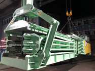 Recycling and compressing the loose materials hydraulic baling machine for waste paper scrap paper