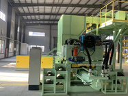 Automatically compressing and baling Compacting cardboard paper and plastic for recycling
