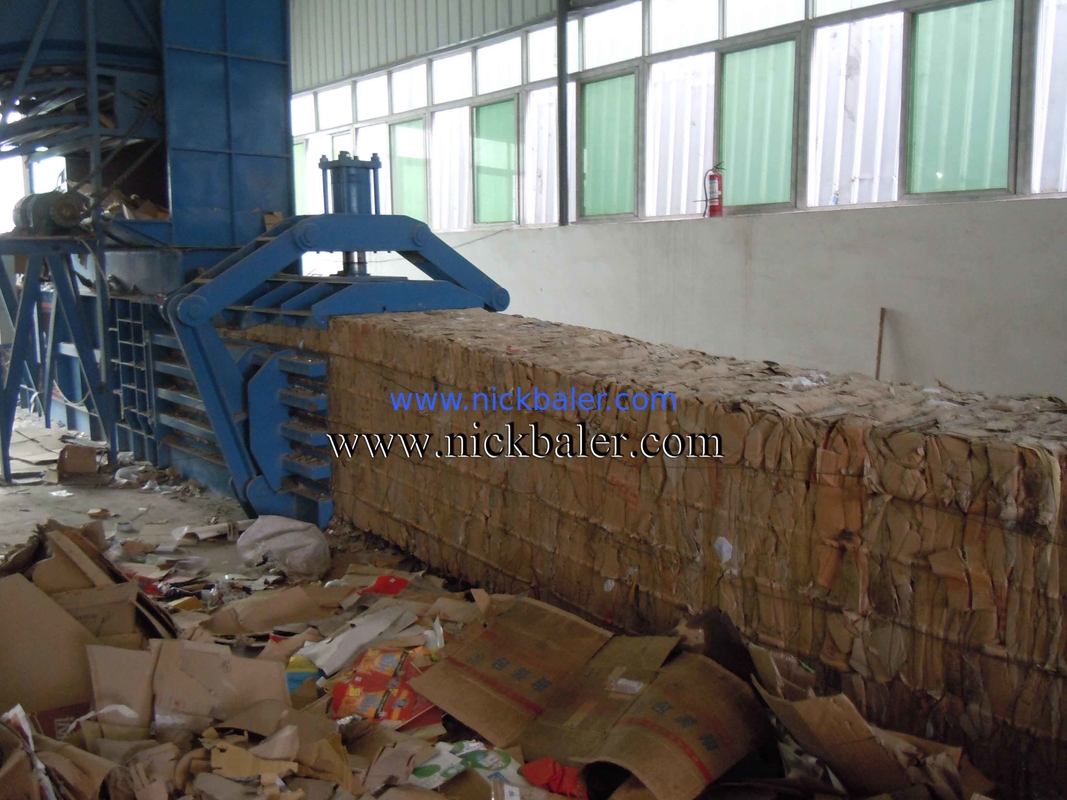 China Top Quality Full Automatic Horizontal Waste Paper Compactor recyclable paper Baling Press Machine