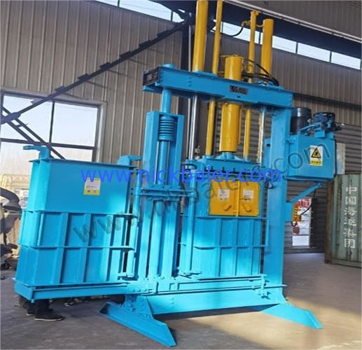 Used second hand clothes hydraulic baler
