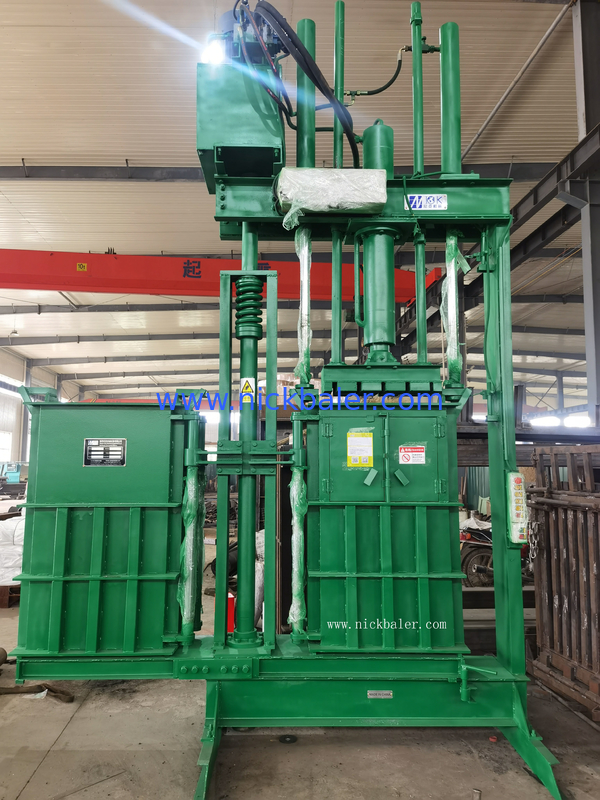 Used paper bagging machine old clothes compress machine paper packer