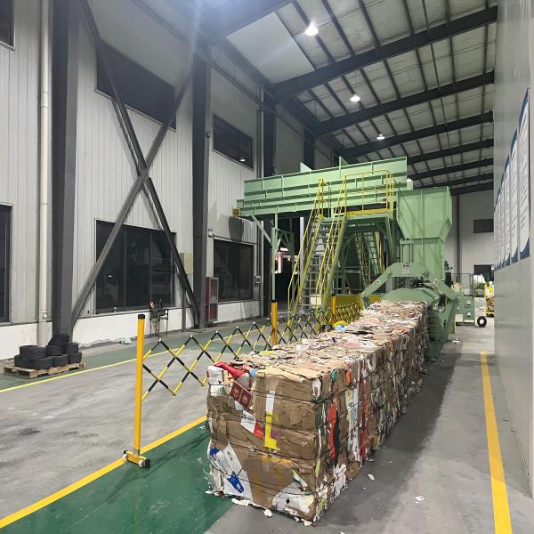 NKW220Q Municipal Solid Waste Baling Press
