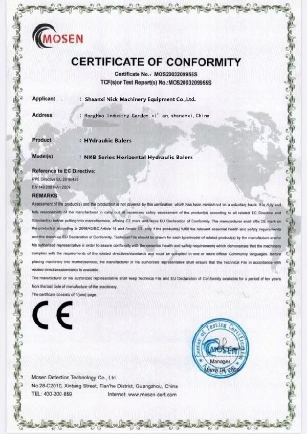 Certifications